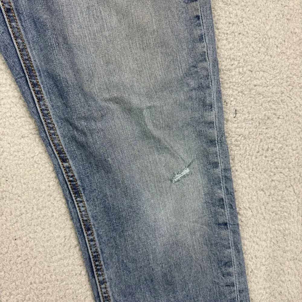 Levi's 511 Slim‎ Fit Jeans, Blue Denim, Distressed, Rips, Casual, Menswear